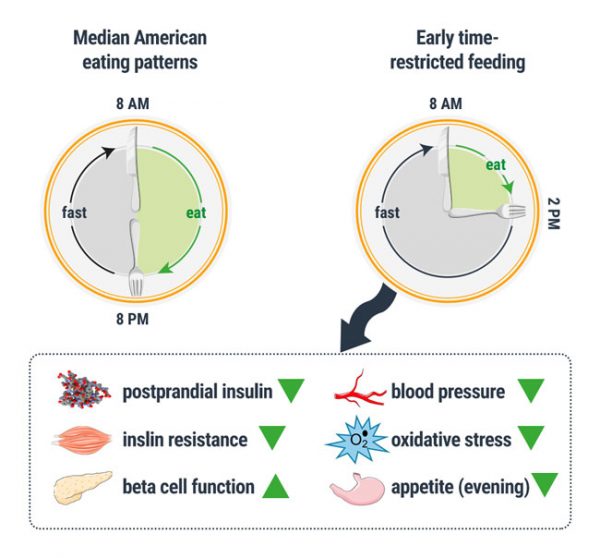 Early timerestricted feeding health benefits